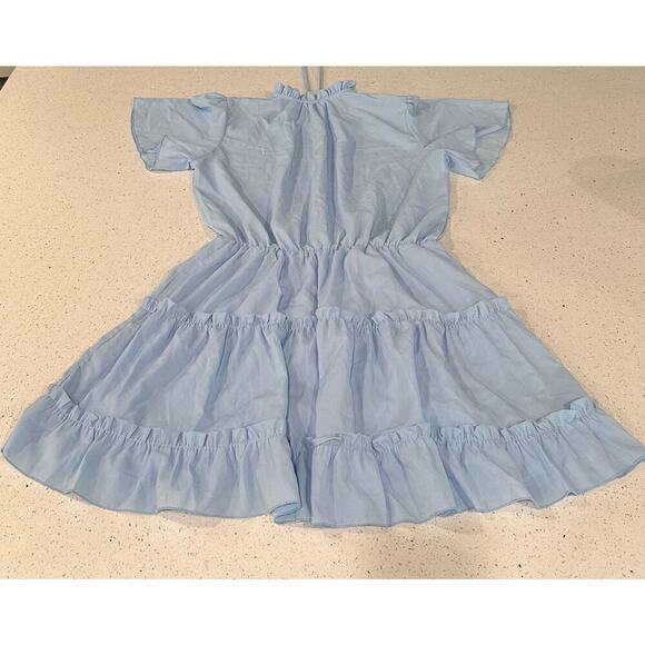 Bianka Dresses & Skirts - Silk Blend Blue Bianka Dress Size XL